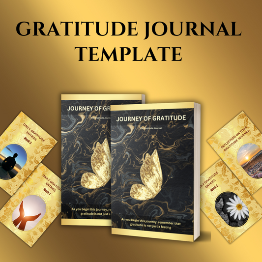 Gratitude Journal Template | Editable Canva Journal for Amazon KDP